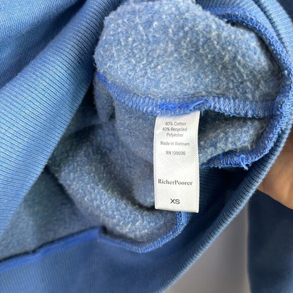 Richer Poorer fleece lined hoodie size XS - Picture 3 of 5